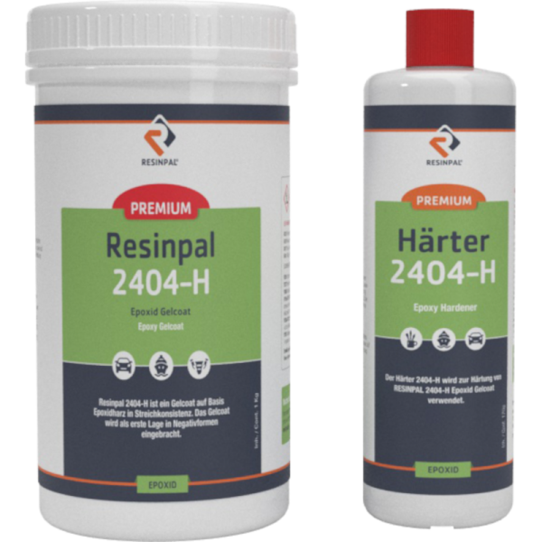 10 kg Epoxy Gelcoat Resinpal 2404-H + 1,7 kg Hardener