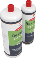 1 kg Crystal Clear Epoxy Resin Resinpal 1717-Green + 0,5 Hardener