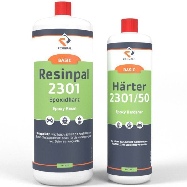 1 kg Epoxidharz Resinpal 2301 + 0,5 kg Härter