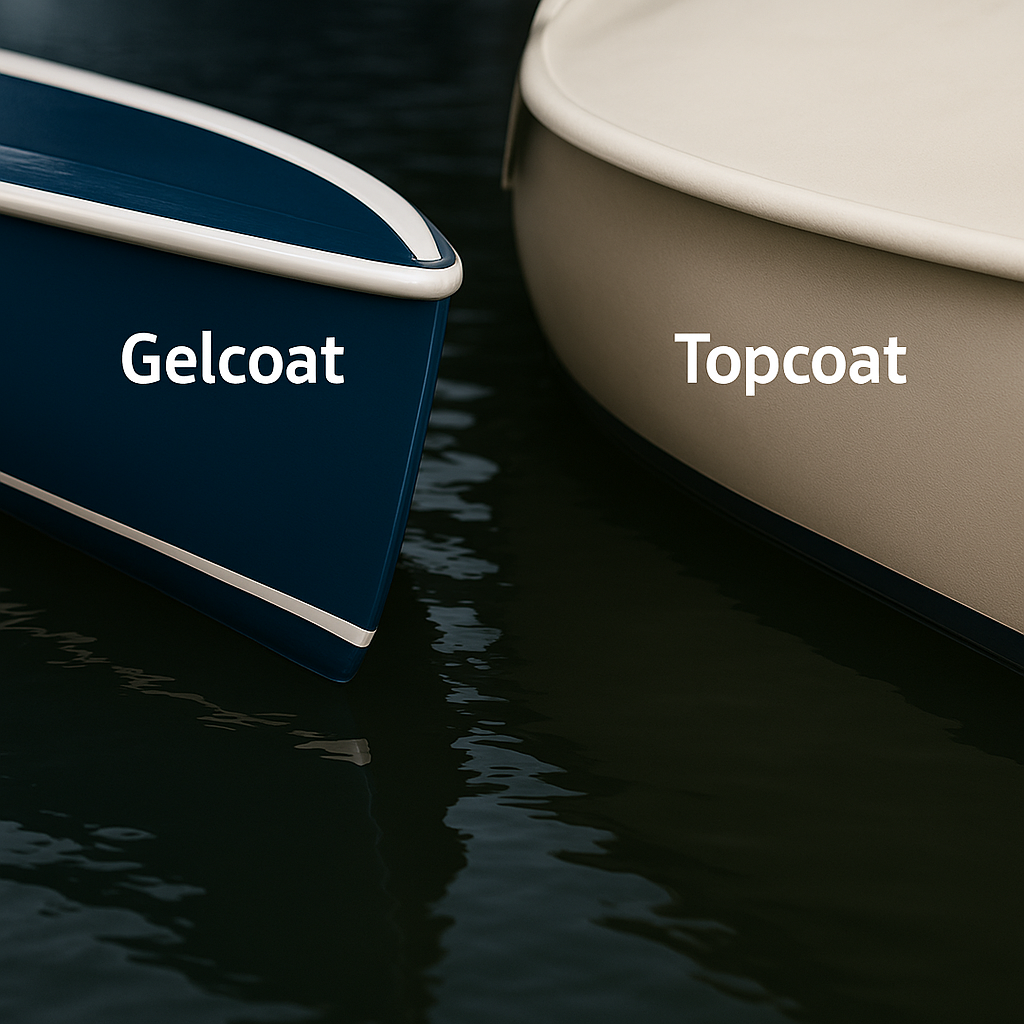 Gelcoat oder Topcoat? Unterschiede & Einsatzgebiete